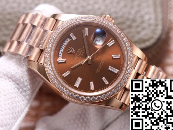 Day-Date EW Color Diamond Dial Rolex M228345RBR-0006 Chocolate Factory 0404